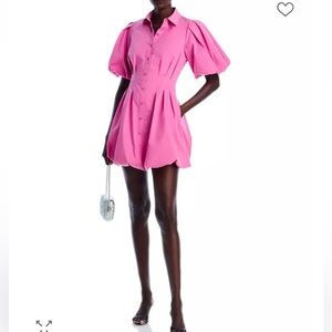 SIMKHAI Cleo Poplin Balloon Dress